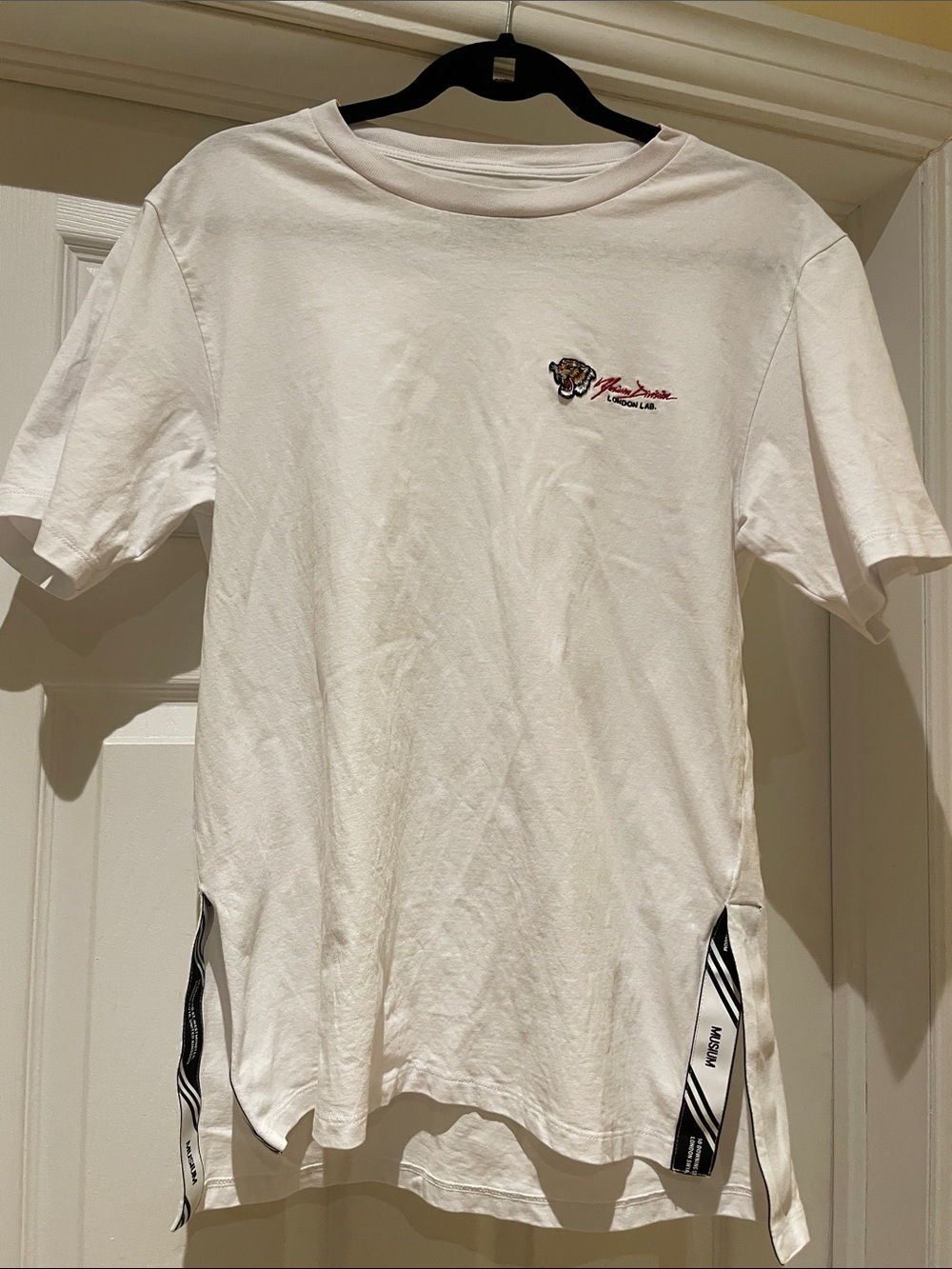 Musium Div Tiger Logo Tee Neo Punk Japanese Streetwear Y2K Designer Essential